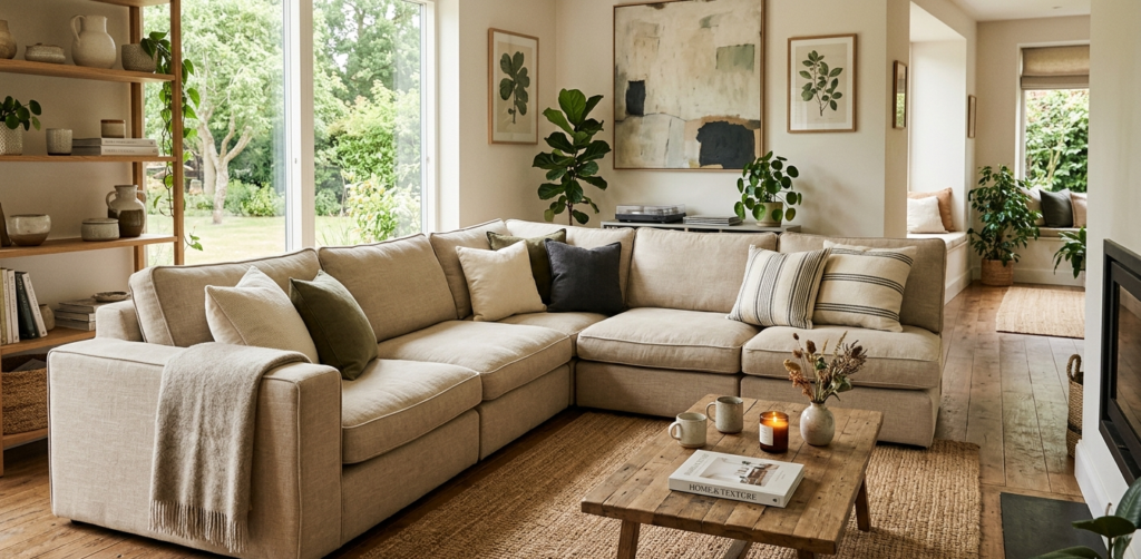 Sofás Modulares de Lino: La Pieza Central del 2026